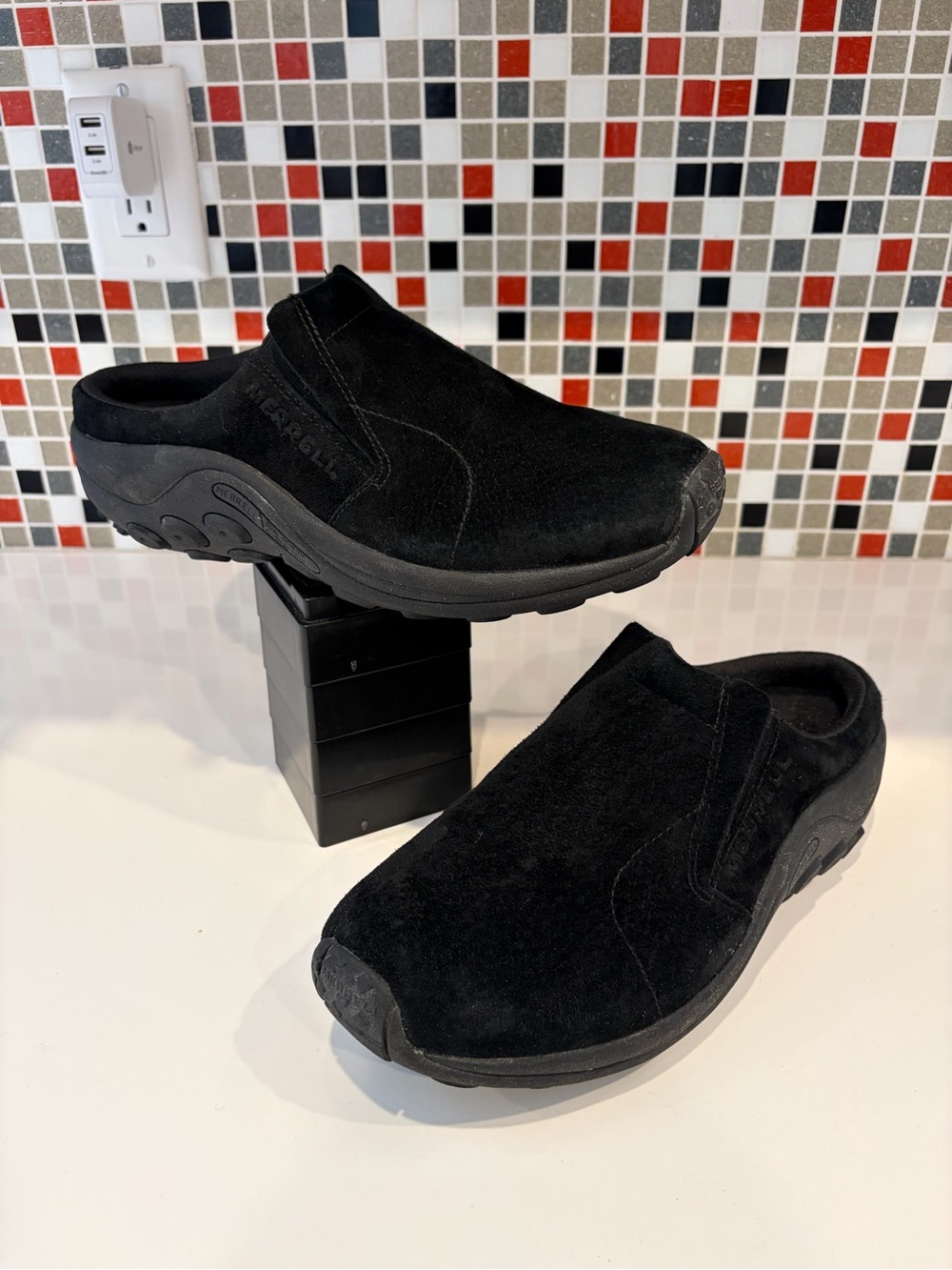 Merrell Women’s Jungle Moc Slide - Midnight - Size 10 - Rare backless model!